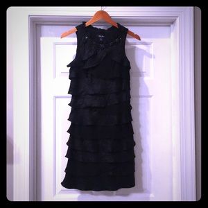 Black Ruffle Dress